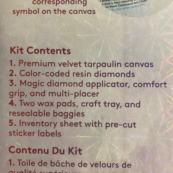 NEW SEALED Diamond Art Kit Abstract Music Notes DIY - Picture 5 of 9